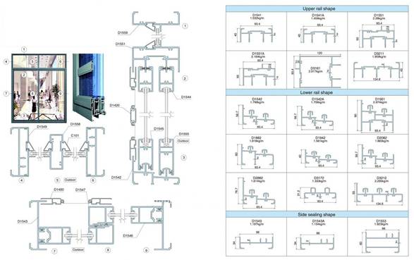 Catalogue Bản Vẽ Cad Kỹ Thuật Chi Tiết Cửa Nhôm XINGFA Aluminium Catalogue Bản Vẽ Cad Kỹ Thuật Chi Tiết Cửa Nhôm XINGFA Aluminium