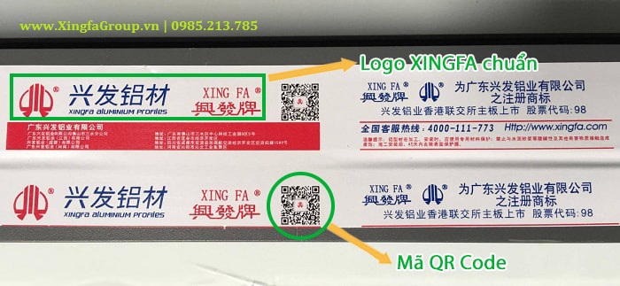 Cửa nhôm xingfa nhập khẩu chính hãng