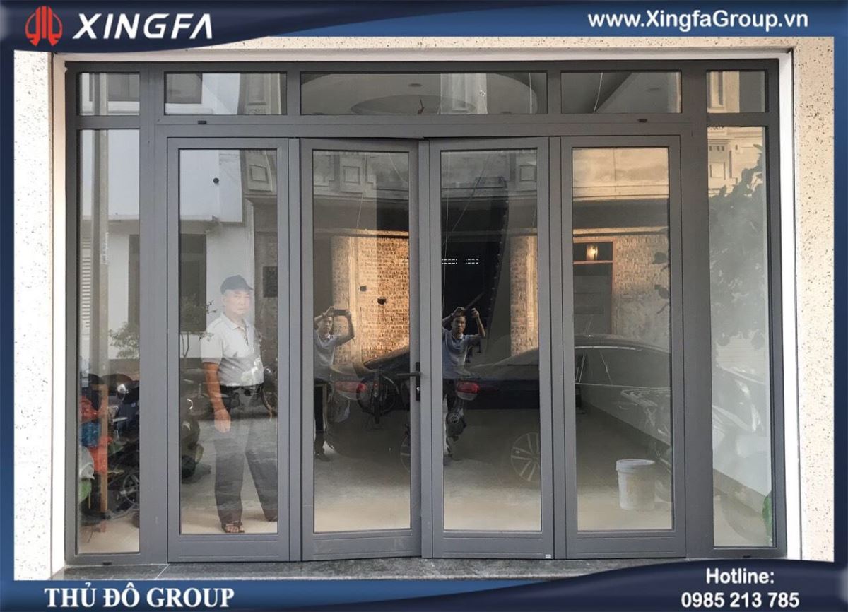 BÁO GIÁ CỬA NHÔM XINGFA MẦU GHI SẪM (GHI XÁM)