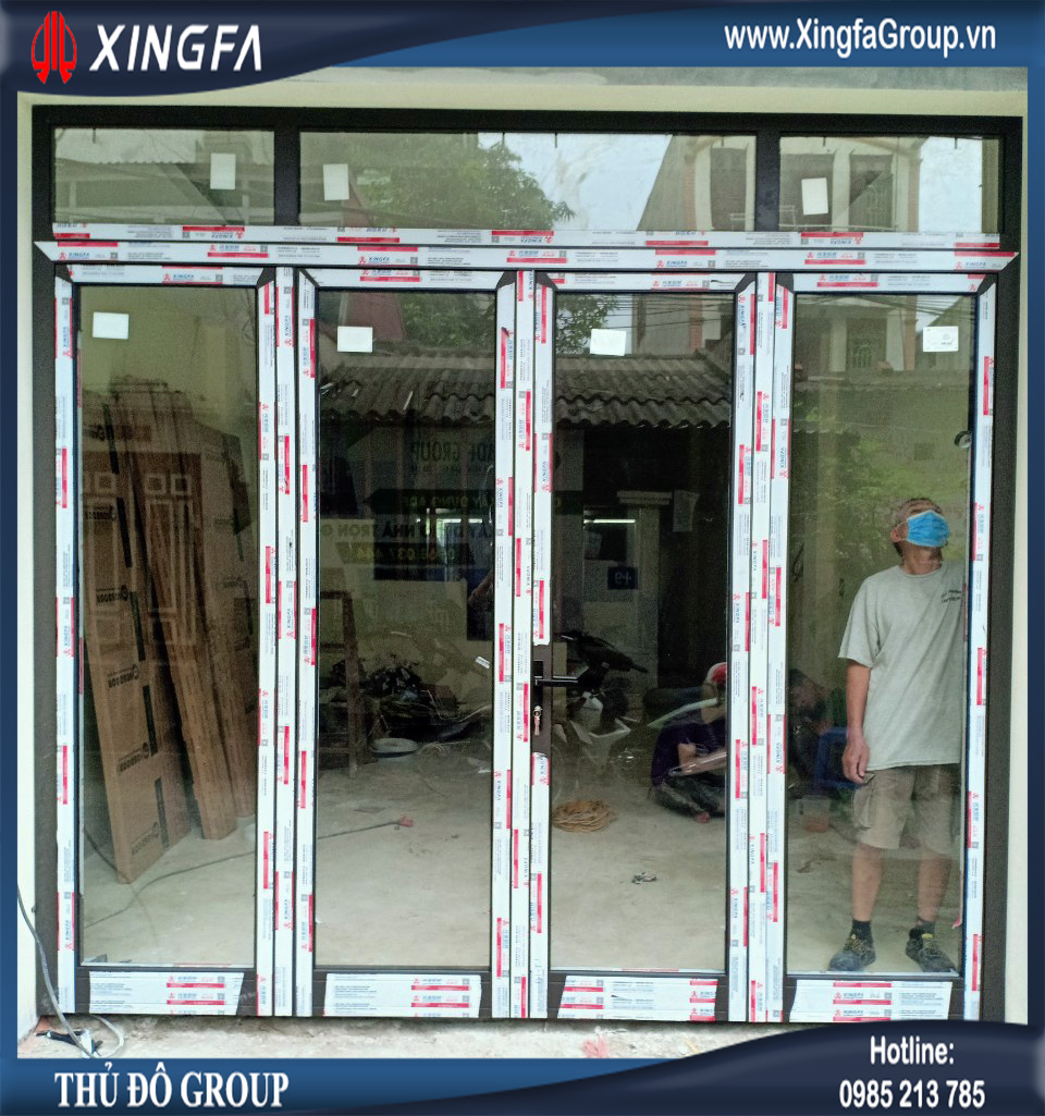 Thủ Đô Group Lắp Đặt Cửa Nhôm XINGFA Tại Ngô Gia Tự, Long Biên, Hà Nội