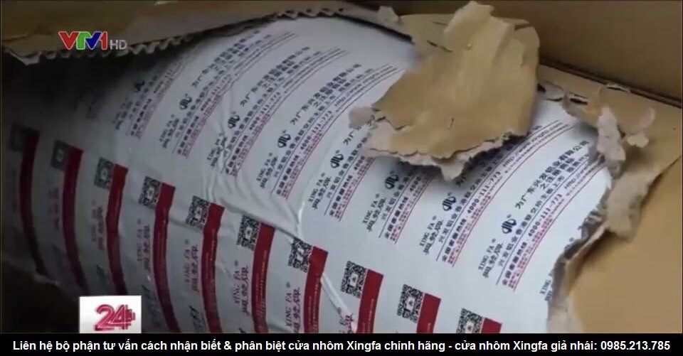 Cửa nhôm Xingfa giả nhái kém chất lượng