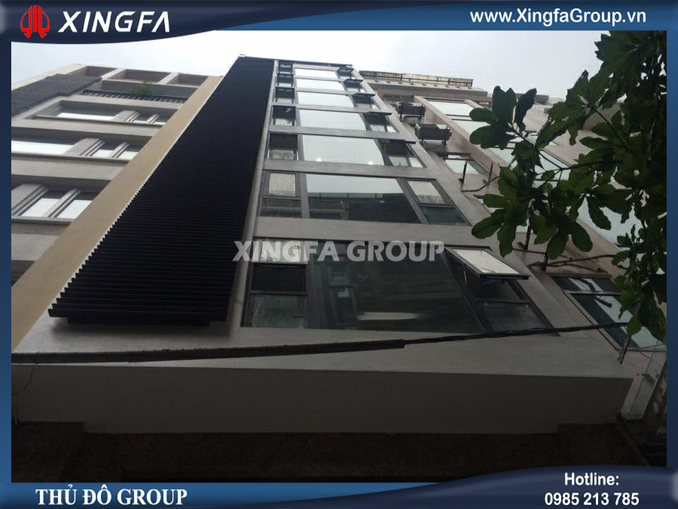 Công trình lắp đặt cửa nhôm Xingfa tại Khách sạn Minika tại Kim Mã, Ba Đình, Hà Nội