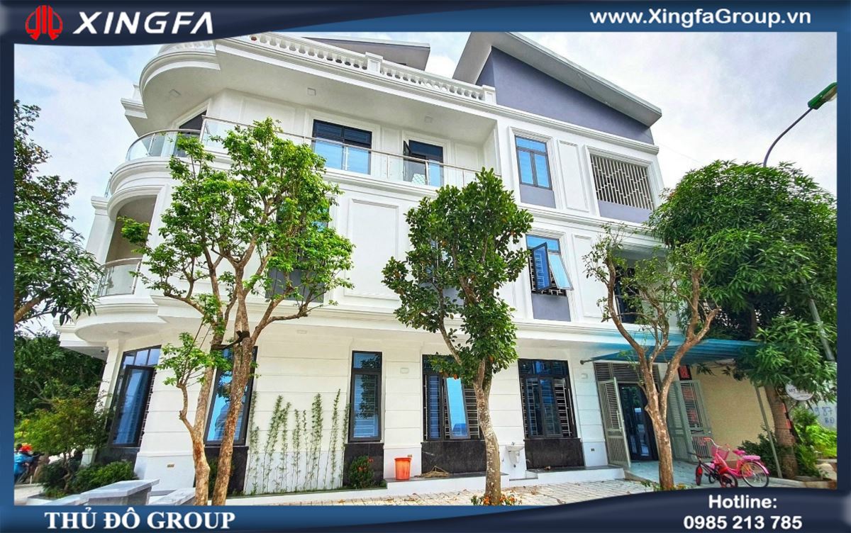 Công trình thi công lắp đặt cửa nhôm Xingfa tại nhà anh Quang ở địa chỉ: Lô 66x, MBQH 530, KĐT Nam, phường Đông Vệ, Thành phố Thanh Hóa