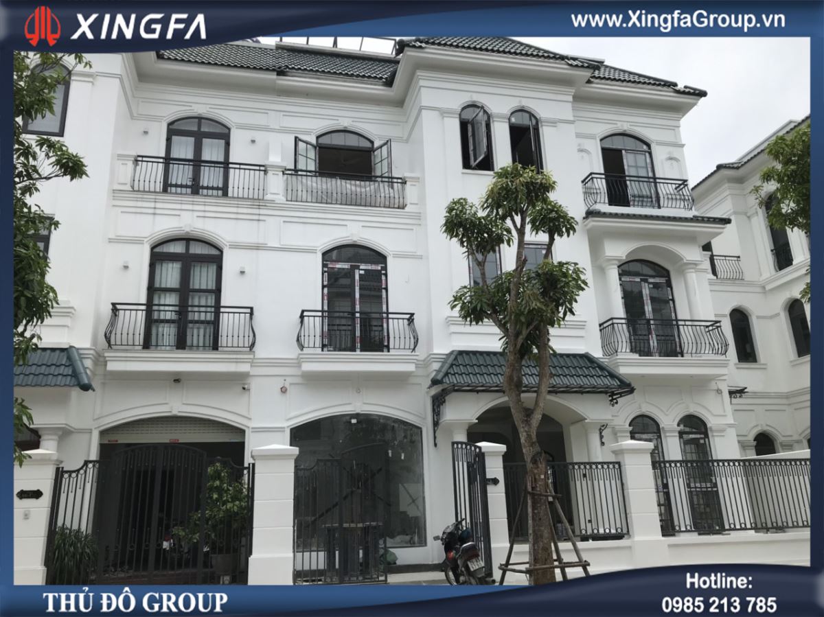 Công trình thi công cửa nhôm Xingfa chính hãng tại Venice 06-XX, KĐT Vinhomes Hải Phòng
