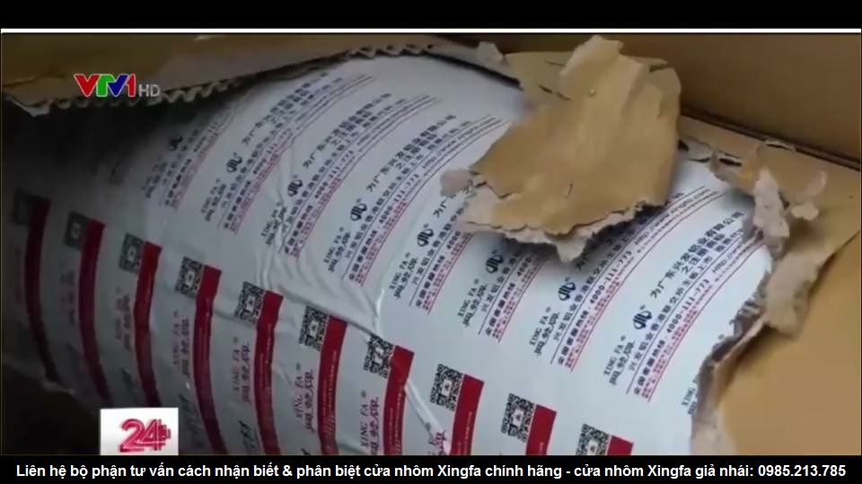 Cửa nhôm Xingfa giả nhái kém chất lượng