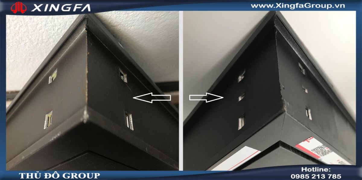 khác biệt giữa cửa nhôm Xingfa nhập khẩu và cửa nhôm Xingfa giá rẻ - 2