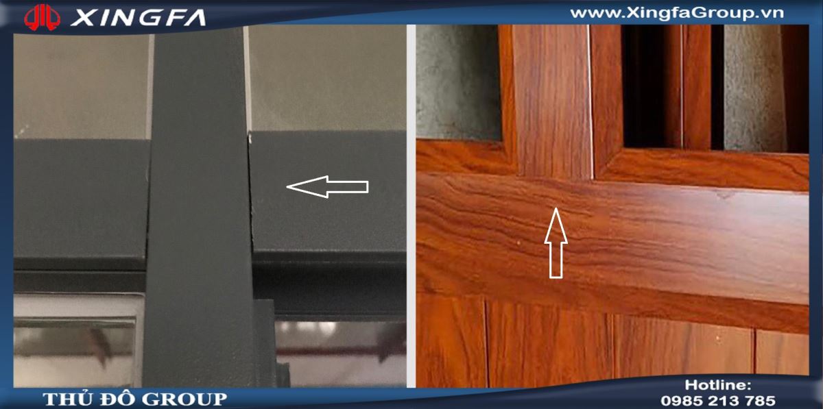 khác biệt giữa cửa nhôm Xingfa nhập khẩu và cửa nhôm Xingfa giá rẻ - 6
