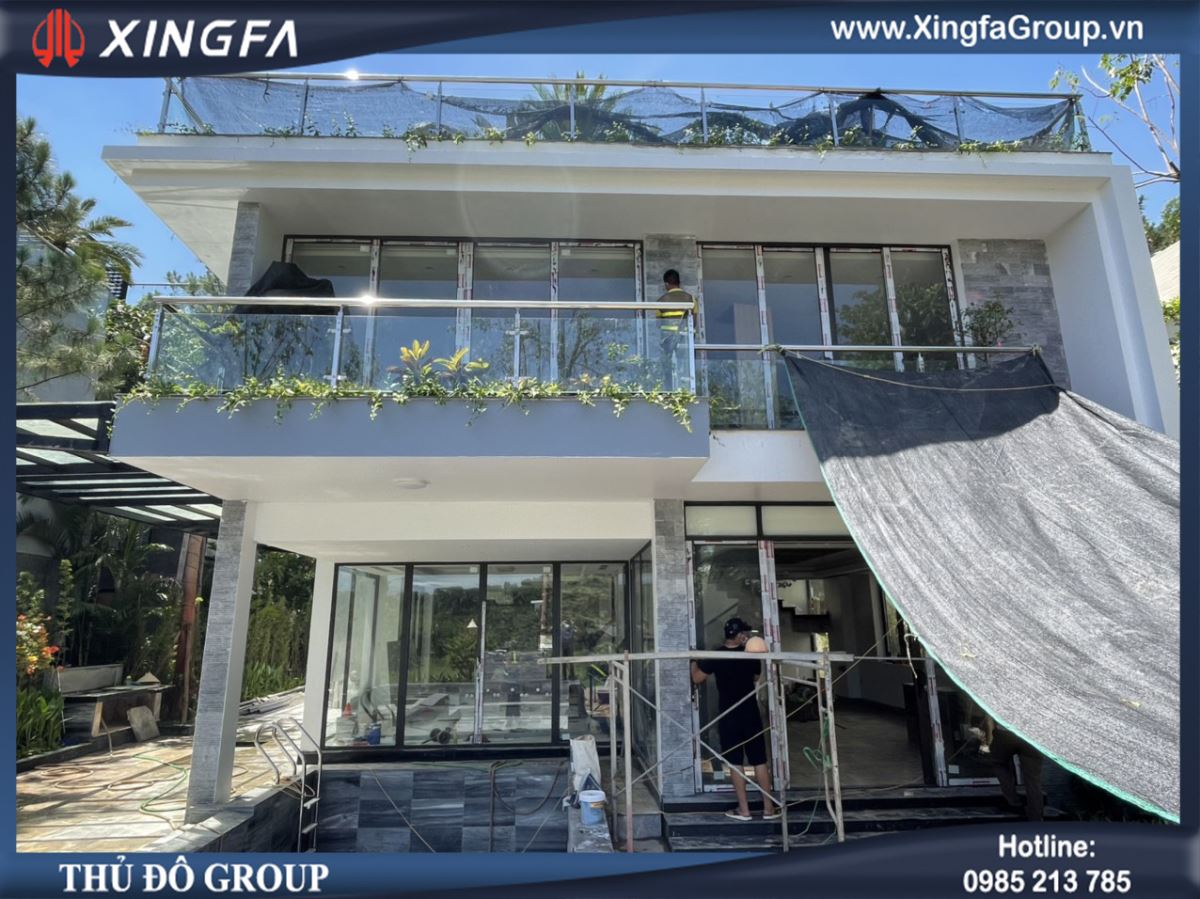Thủ Đô Group Thi Công Cửa Nhôm XINGFA Chính Hãng Tại Vĩnh Phúc