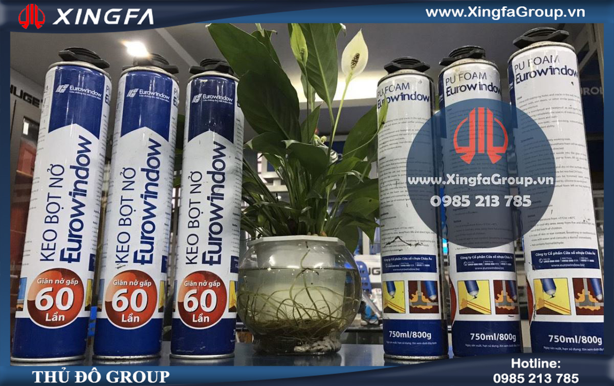Keo dùng thi công cửa nhôm Xingfa đặc chủng tại Thủ Đô Group - 1