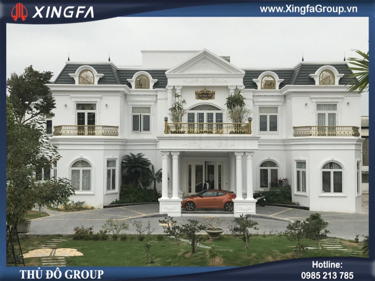 Công trình biệt thự sử dụng cửa nhôm Xingfa nhập khẩu chính hãng 100% của Thủ Đô Group tại Flamingo Đại Lải, Vĩnh Phúc