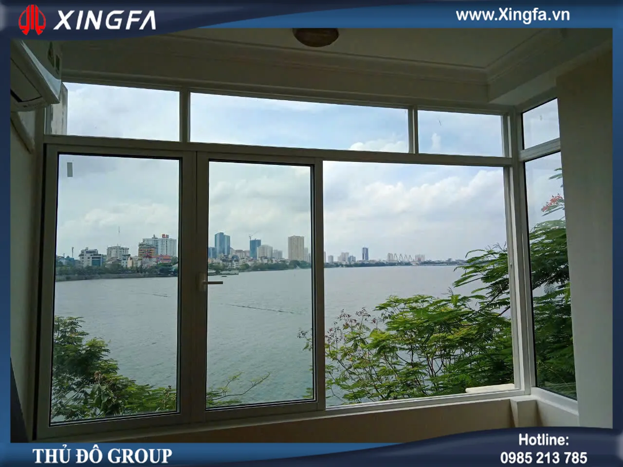 Thủ Đô Group Lắp Đặt Cửa Nhôm XINGFA Tại Vĩnh Hưng, Hoàng Mai, Hà Nội