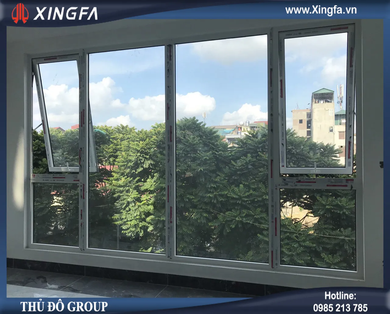 Thủ Đô Group Lắp Đặt Cửa Nhôm XINGFA KĐT Vân Canh, Hoài Đức, Hà Nội