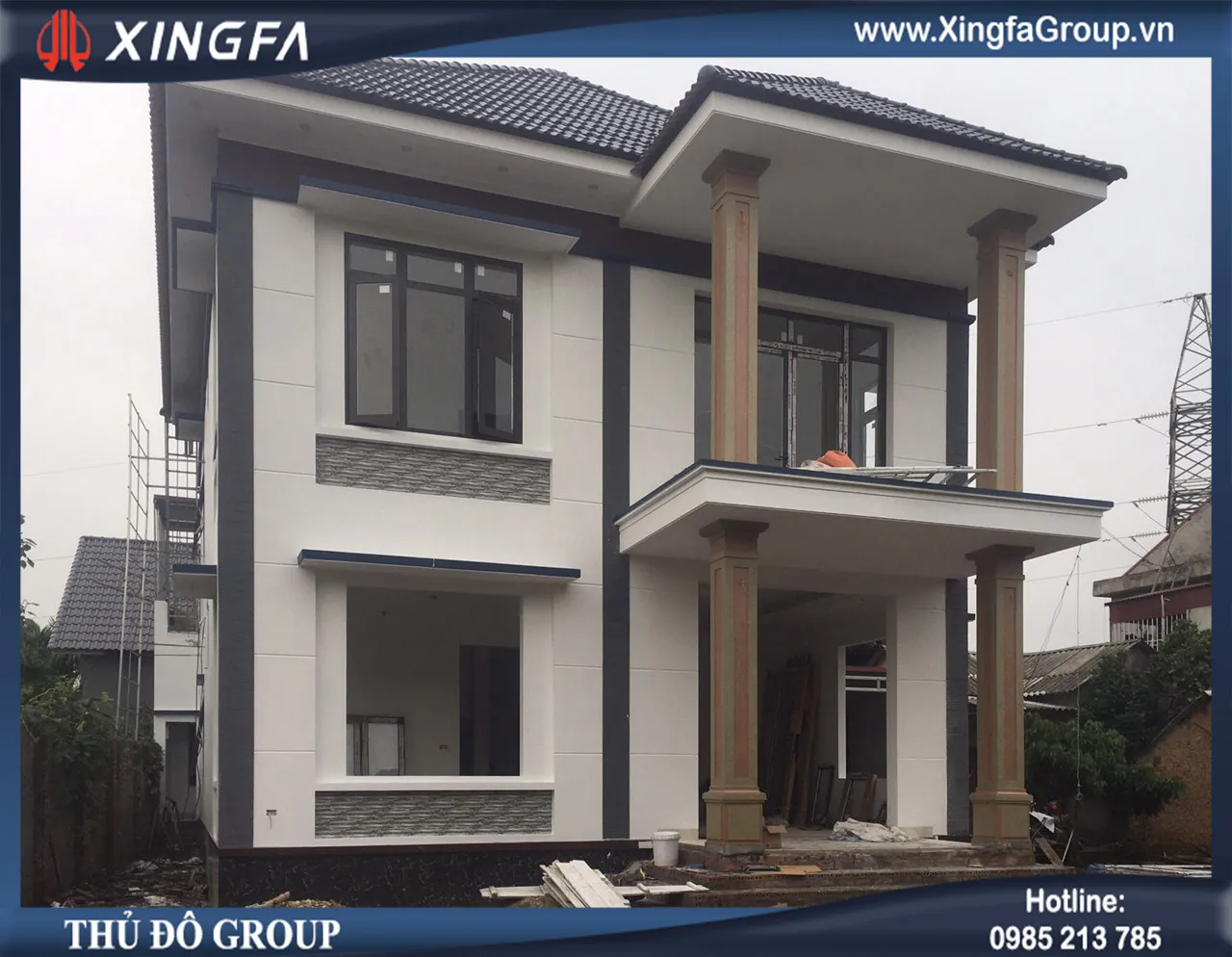 Thủ Đô Group Lắp Đặt Cửa Nhôm XINGFA Tại Shophouse 124 Vĩnh Tuy, Hà Nội