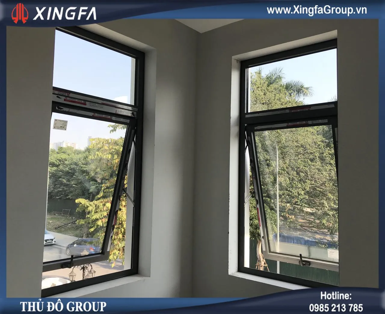 Công trình cửa nhôm Xingfa nhập khẩu tại Hoàng Văn Thái, Hà Nội Công trình cửa nhôm Xingfa nhập khẩu tại Hoàng Văn Thái, Hà Nội