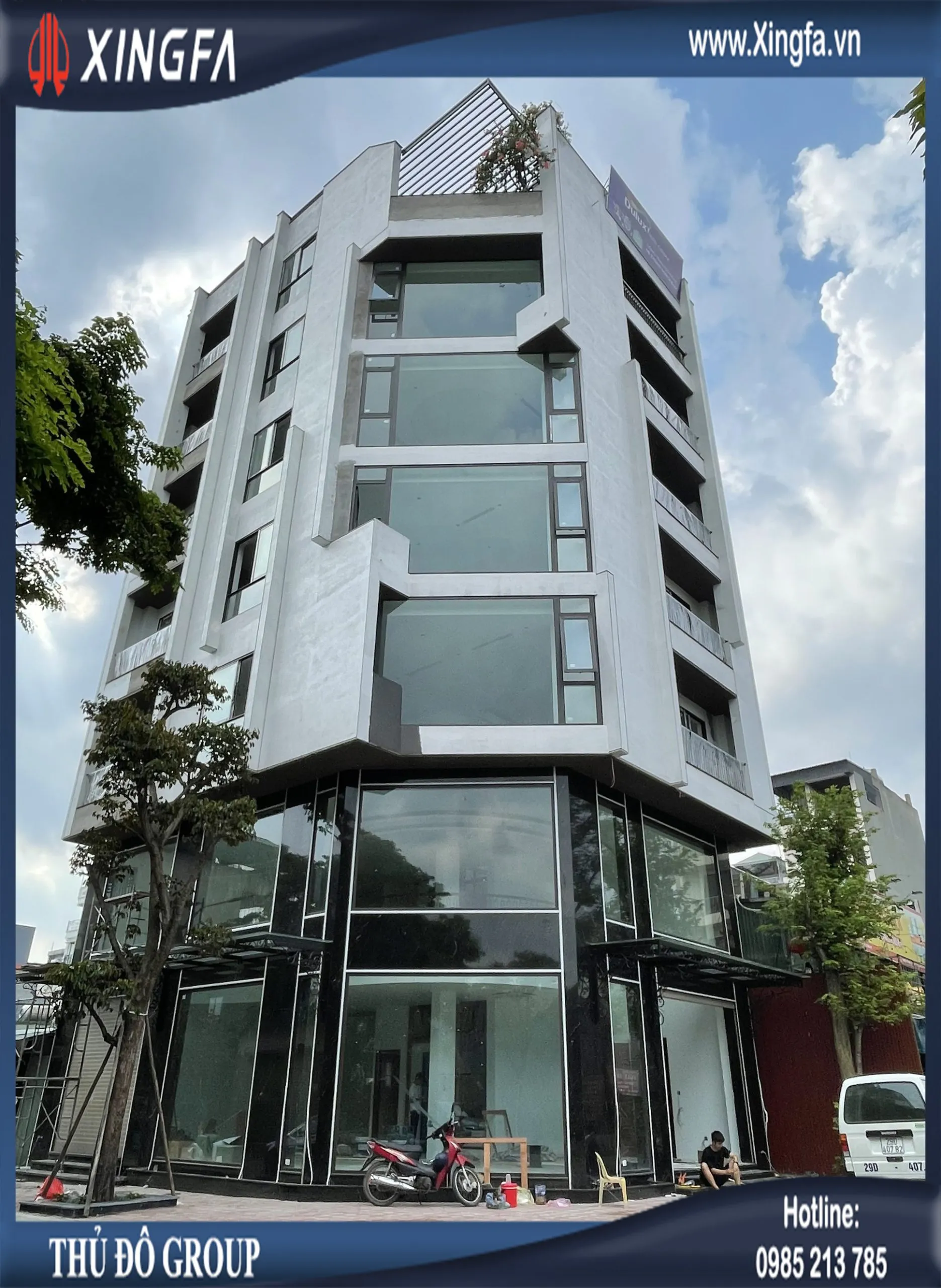 Thi công lắp đặt cửa nhôm Xingfa tại Hoàng Quốc Việt, Cầu Giấy, Hà Nội Thi công lắp đặt cửa nhôm Xingfa tại Hoàng Quốc Việt, Cầu Giấy, Hà Nội