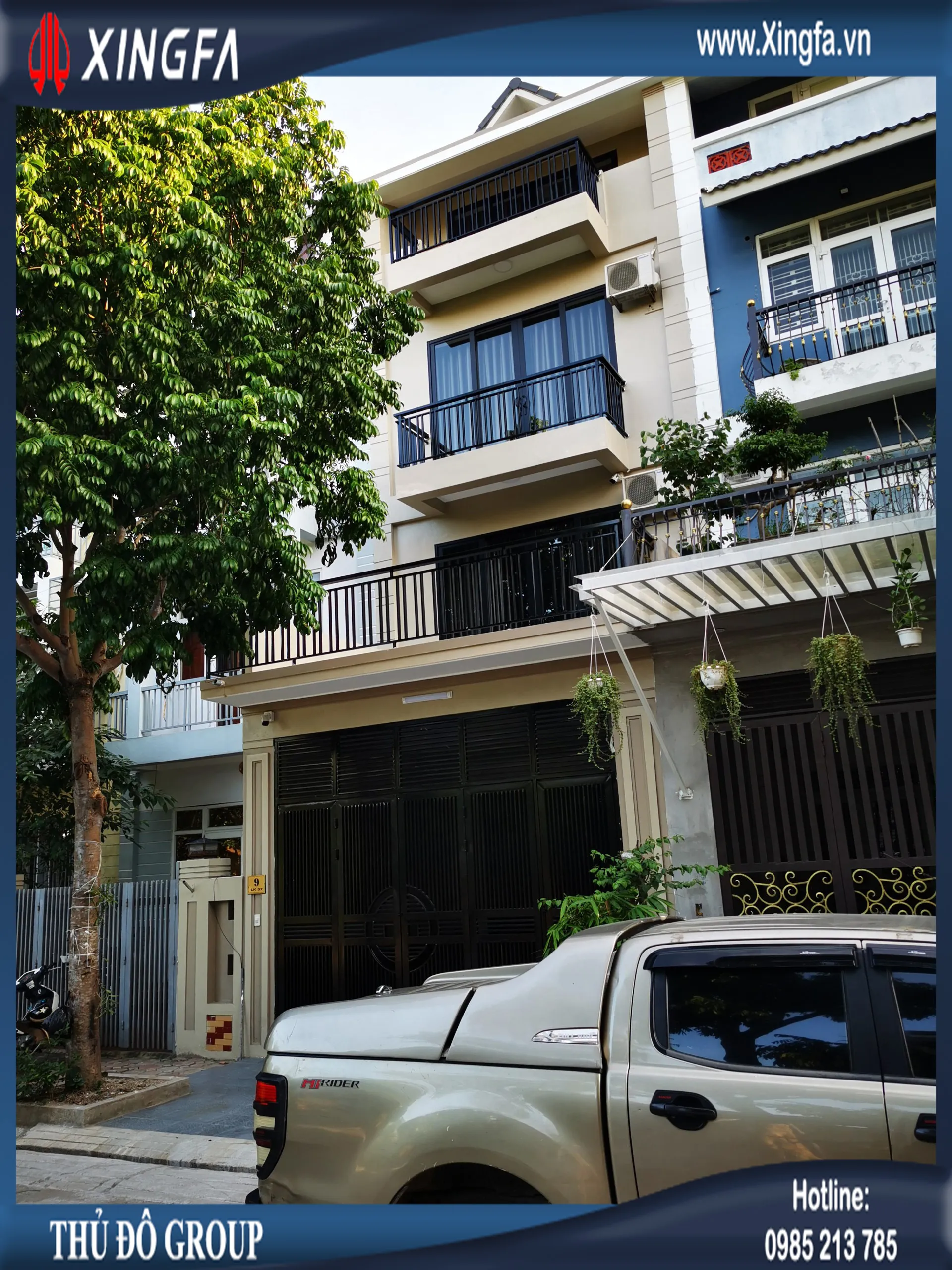 Hạn chế tiếng ồn đô thị nhờ cửa nhôm Xingfa cách âm Hạn chế tiếng ồn đô thị nhờ cửa nhôm Xingfa cách âm