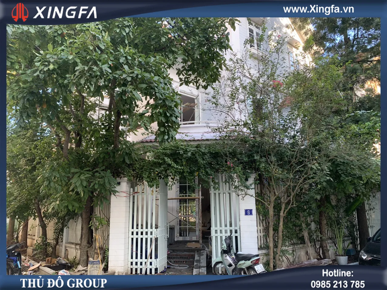 Thiết kế mặt tiền đẹp hơn với cửa nhôm Xingfa kính rộng Thiết kế mặt tiền đẹp hơn với cửa nhôm Xingfa kính rộng