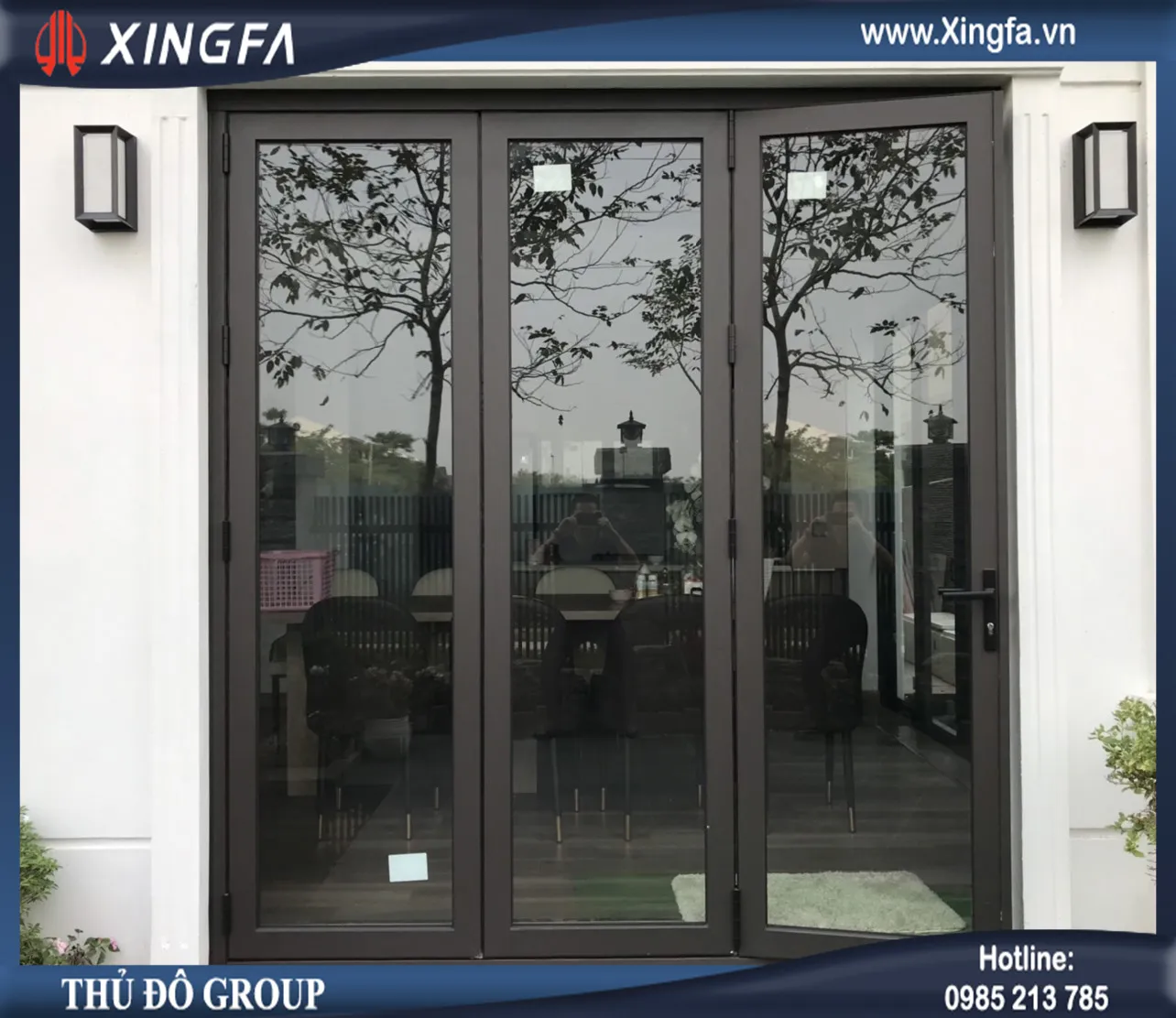 Những mẫu cửa đi mở xếp trượt gấp nhôm hệ Xingfa nhập khẩu hứa hẹn sẽ bứt phá trong năm 2016