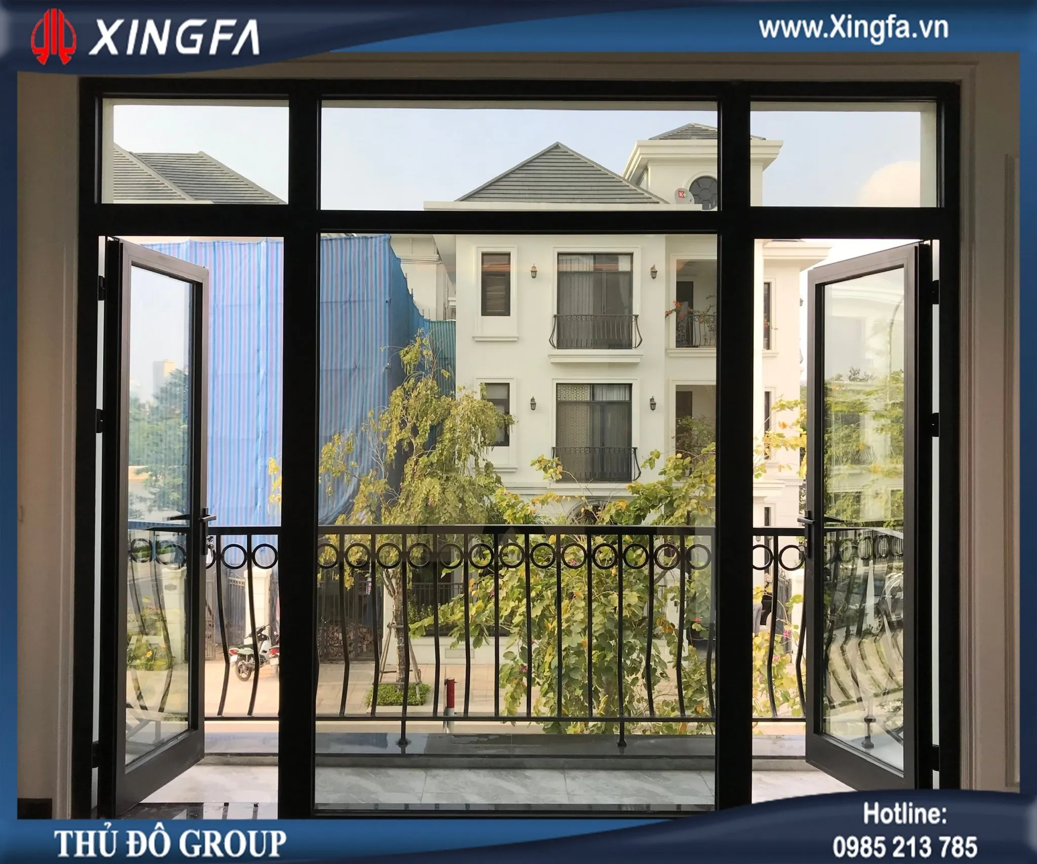 Công Trình Lắp Đặt Cửa Nhôm XINGFA Tại Phúc Xá, Long Biên, Hà Nội