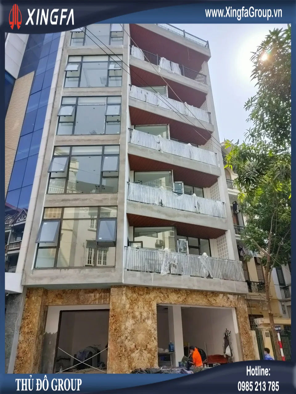 Công Trình Cửa Nhôm XINGFA Nhập Khẩu Tại Thái Nguyên