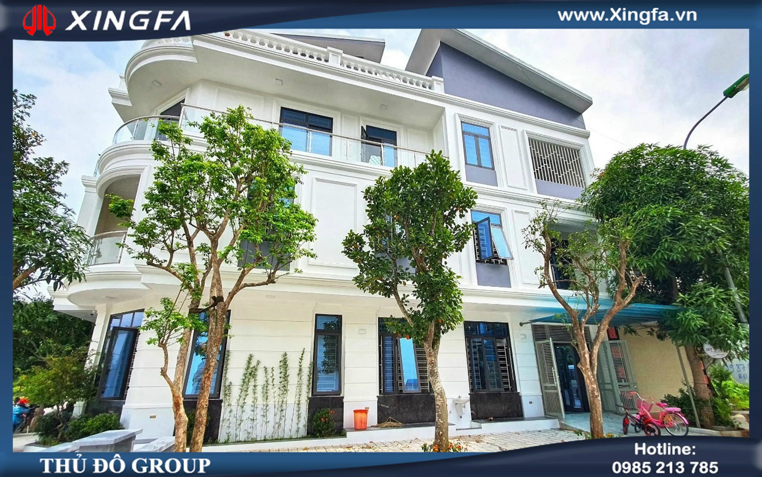 Ý tưởng thiết kế ban công với cửa Xingfa trượt lùa Ý tưởng thiết kế ban công với cửa Xingfa trượt lùa