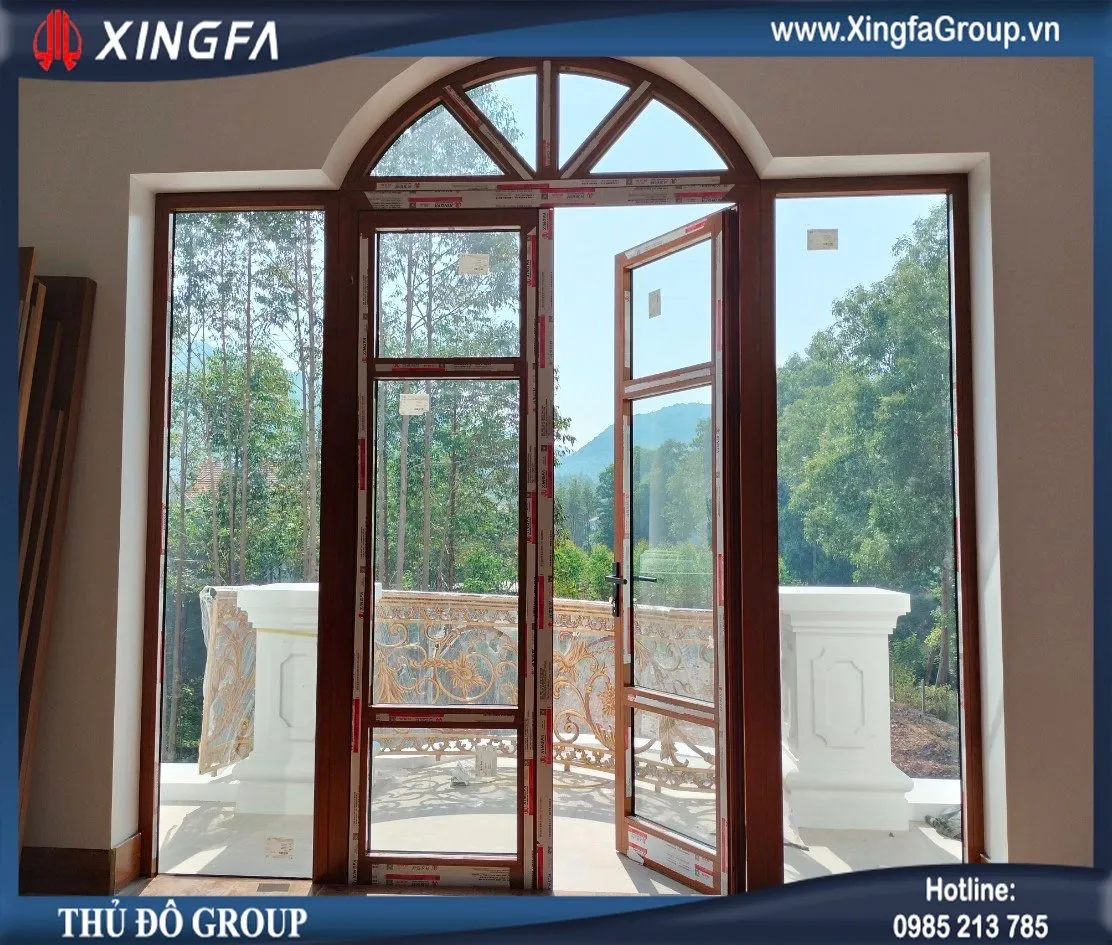 Xu hướng mới cho các tín đồ cửa nhôm Xingfa: Cửa nhôm màu vân gỗ