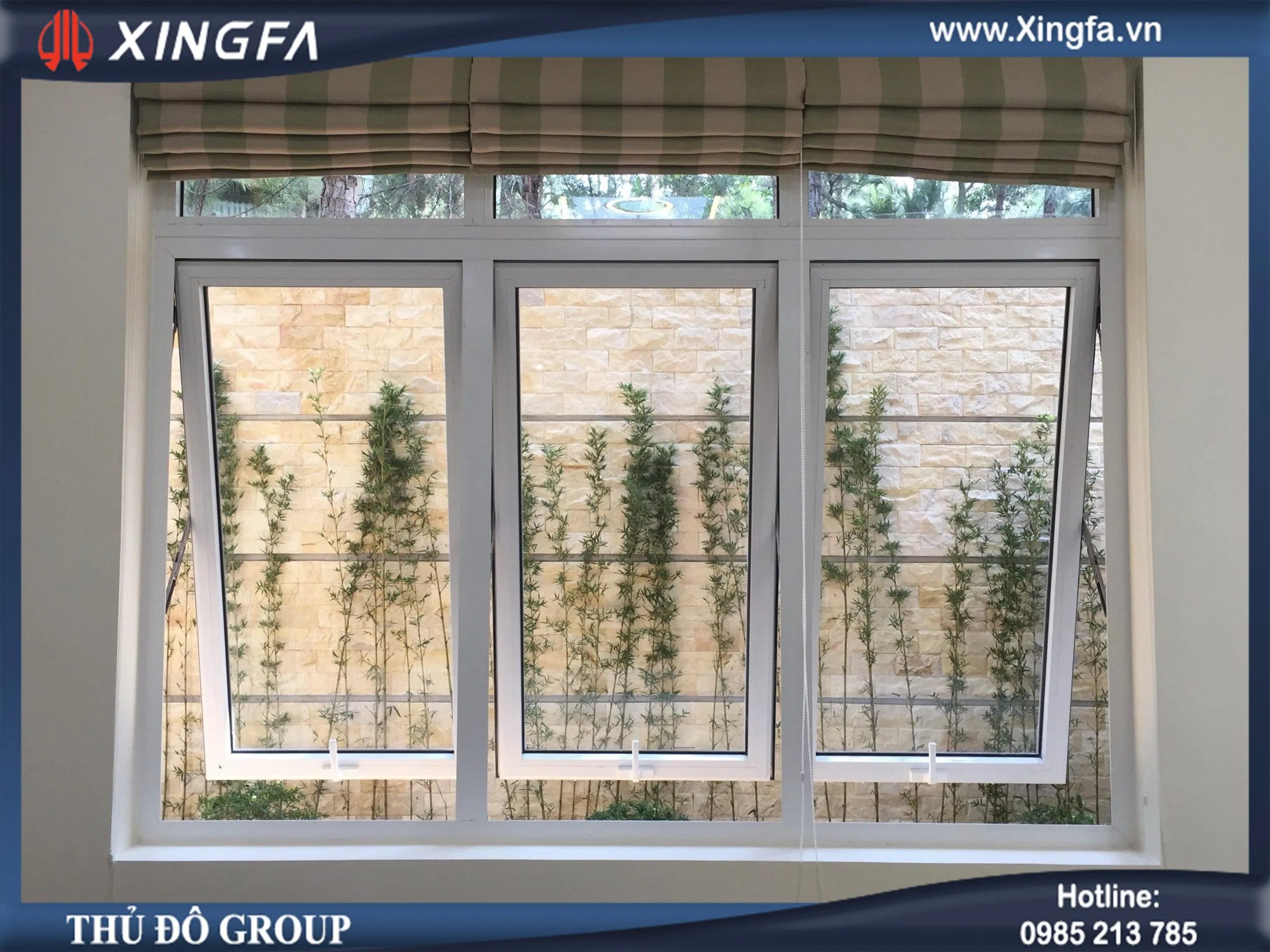 Giải pháp cửa sổ nhôm Xingfa nhập khẩu kết hợp vách cố định cho khuôn cửa rộng