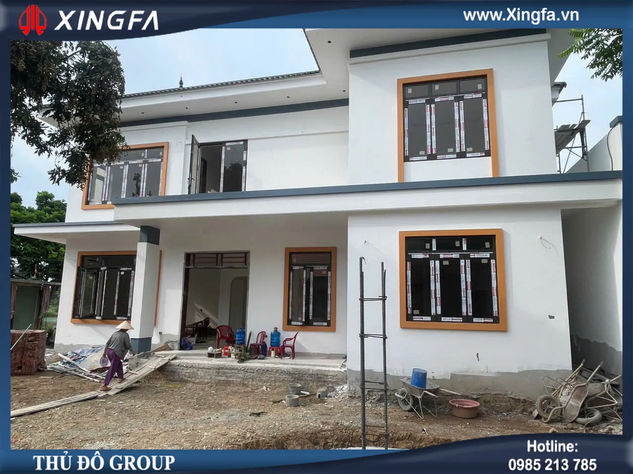 Công Trình Lắp Đặt Cửa Nhôm Xingfa Nhập Khẩu Tại Thường Tín, Hà Nội