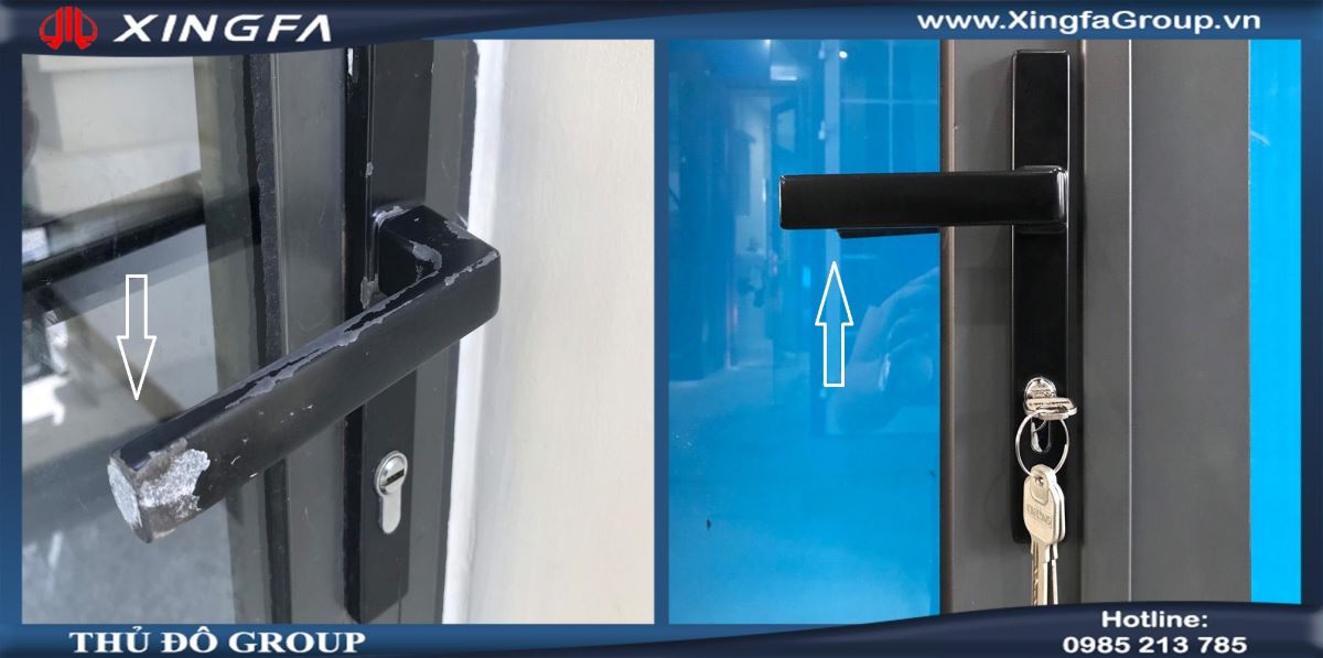 khác biệt lớn giữa cửa nhôm Xingfa giá rẻ kém chất lượng & cửa nhôm Xingfa nhập khẩu