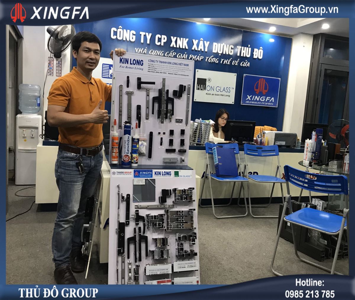 Phụ kiện cửa nhôm Xingfa chính hãng 