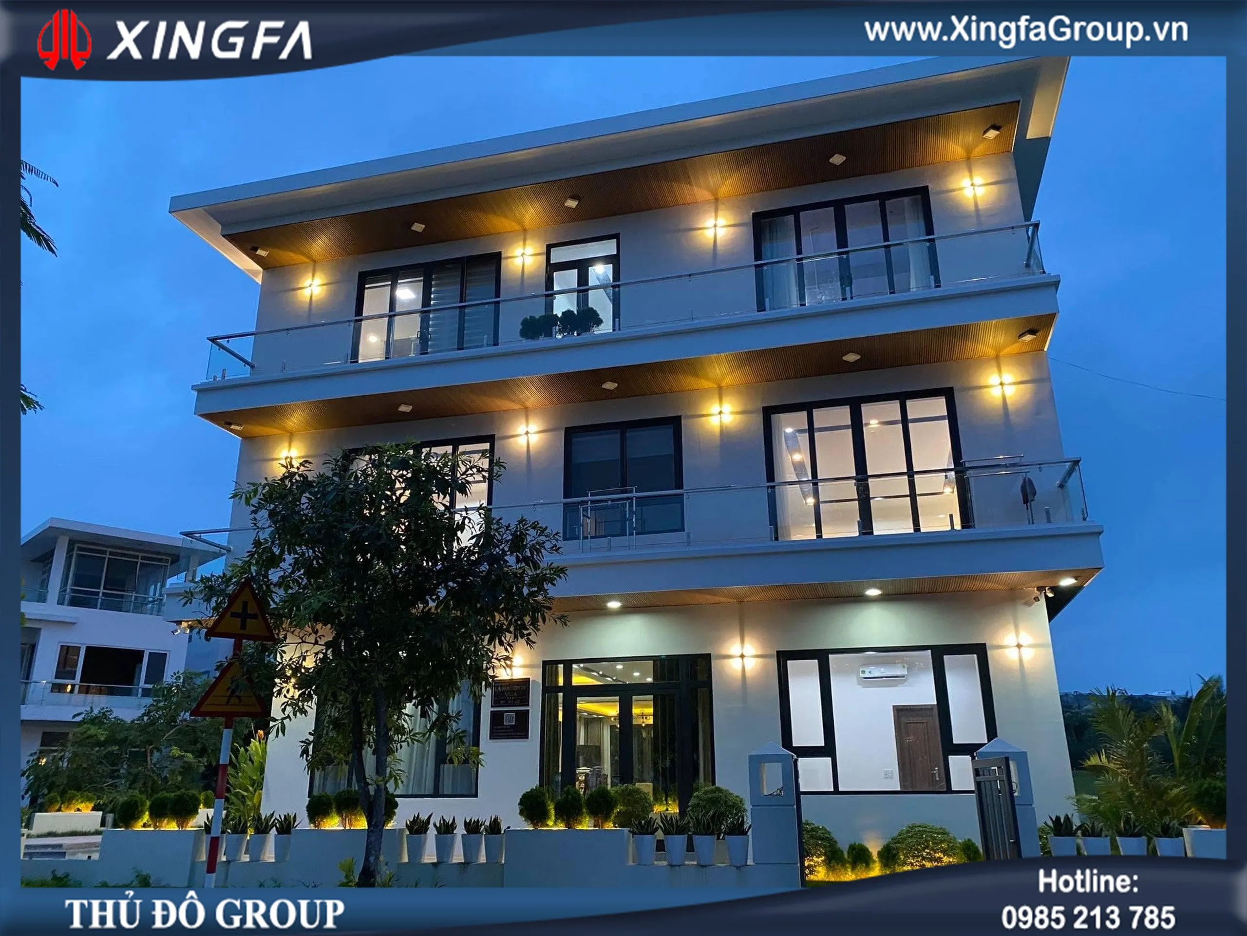 Khách Sạn Lắp Đặt Cửa Nhôm XINGFA Nhập Khẩu Tại Hà Nội