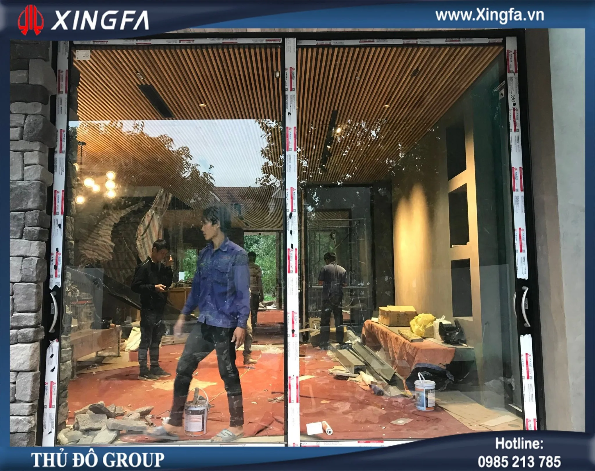 Xu hướng lắp đặt toàn bộ hệ thống cửa cho mặt tiền nhà phố bằng cửa nhôm XINGFA nhập khẩu