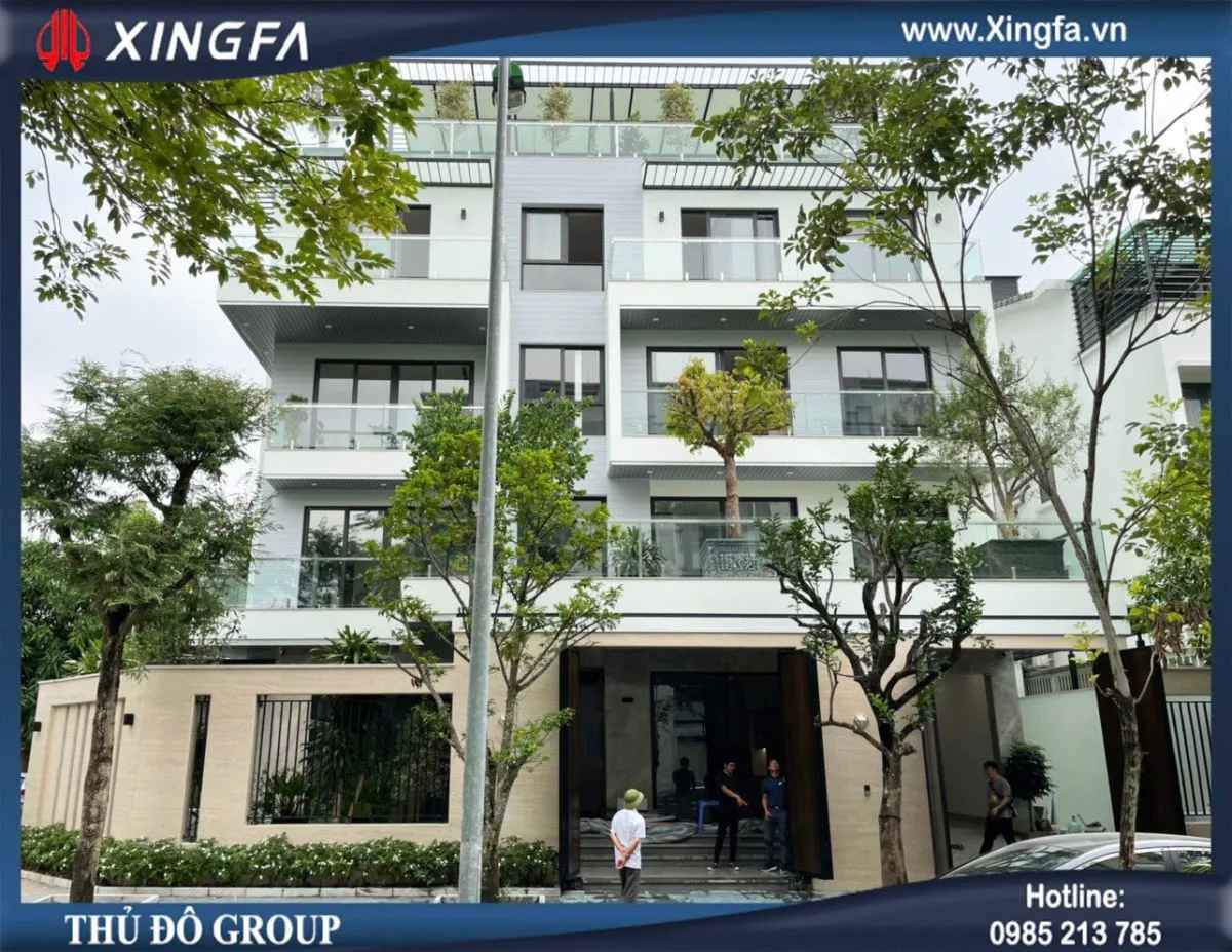 Xu hướng sử dụng cửa nhôm Xingfa nhập khẩu chính hãng cho nhà mặt phố liền kề