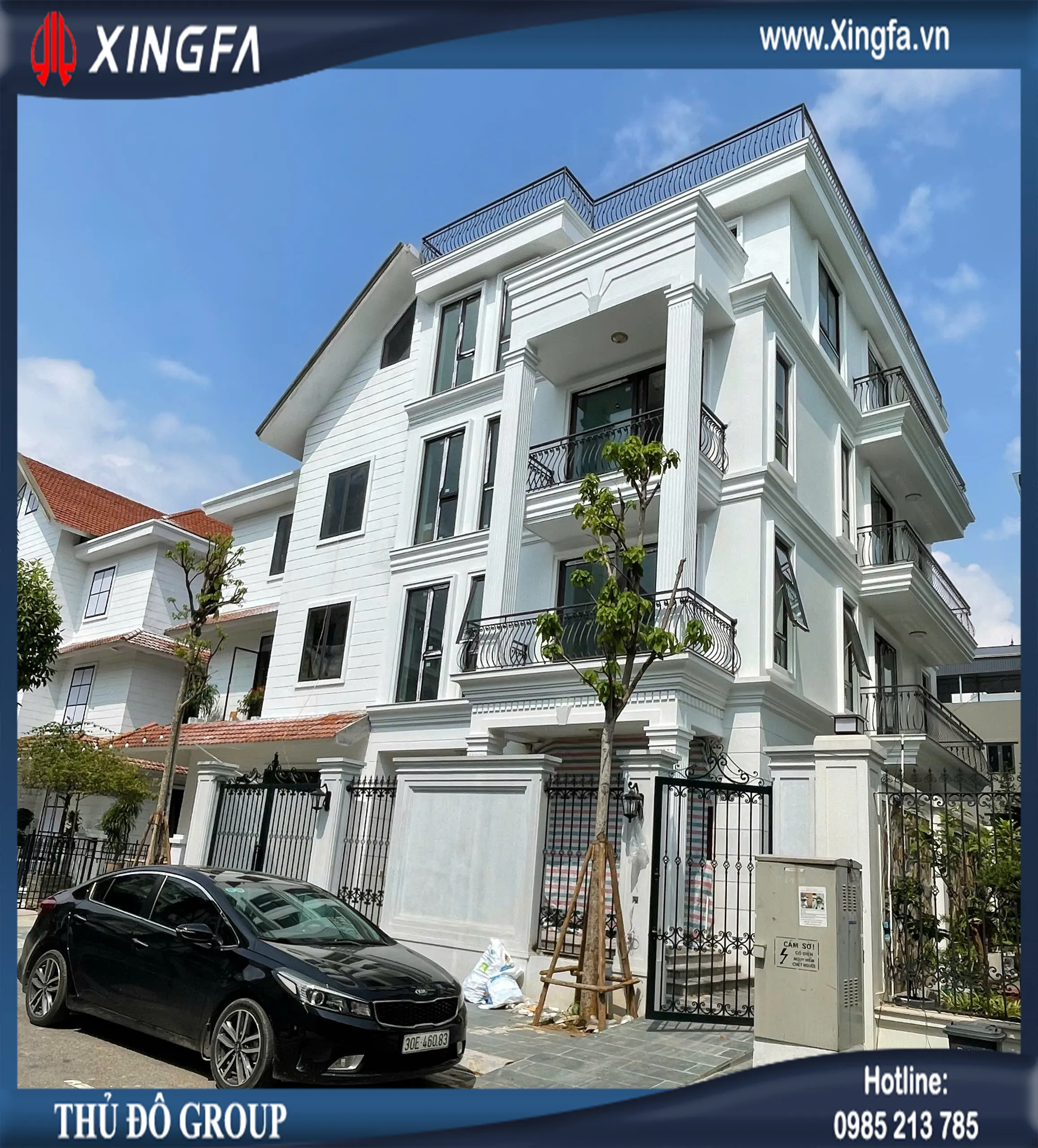 Thủ Đô Group Lắp Đặt Cửa Nhôm Xingfa Class A Nhập Khẩu Tại Thiên Đường Bảo Sơn, Hà Nội