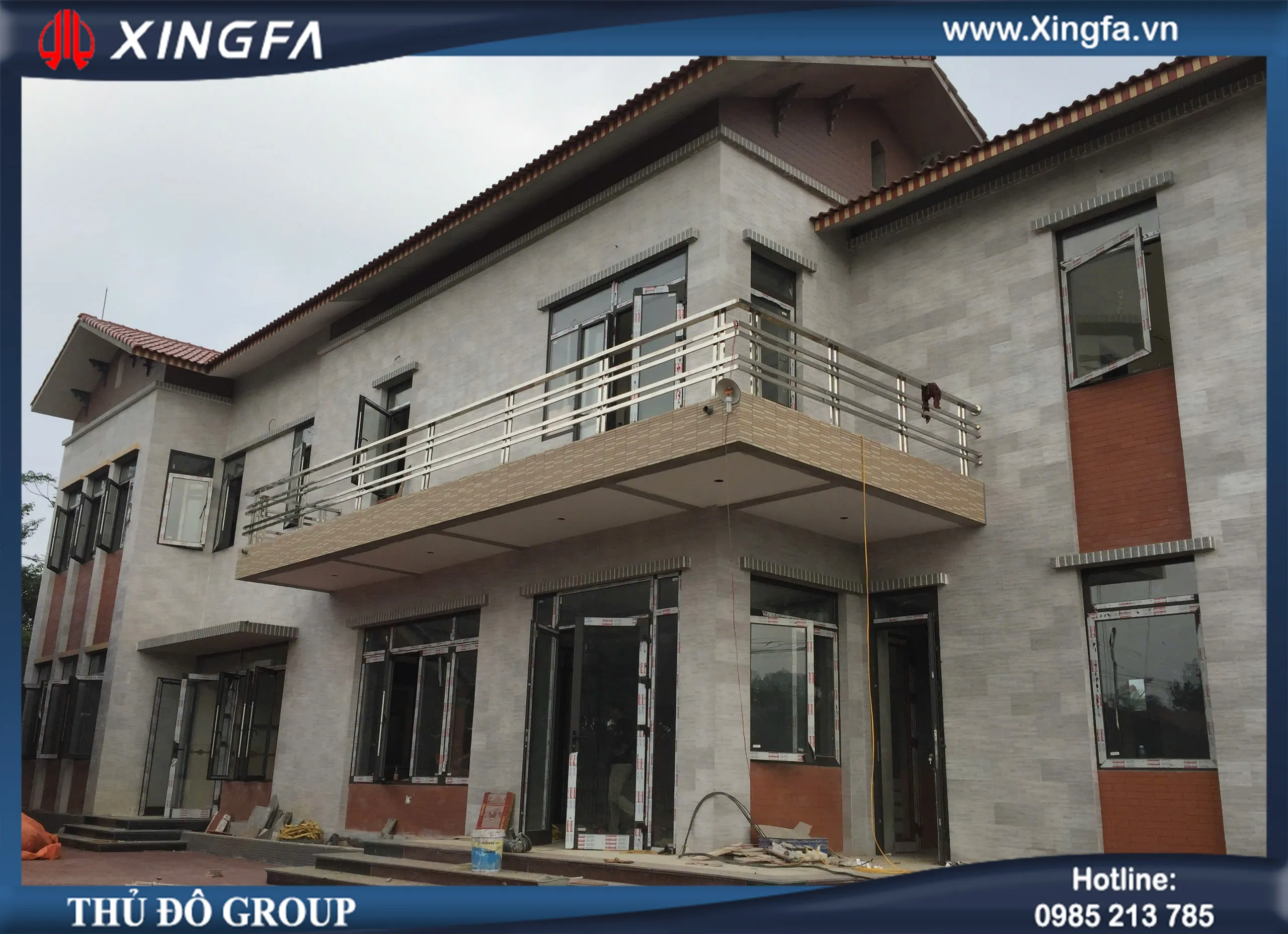 Cửa nhôm Xingfa – Hệ gioăng kép kín khít tuyệt đối