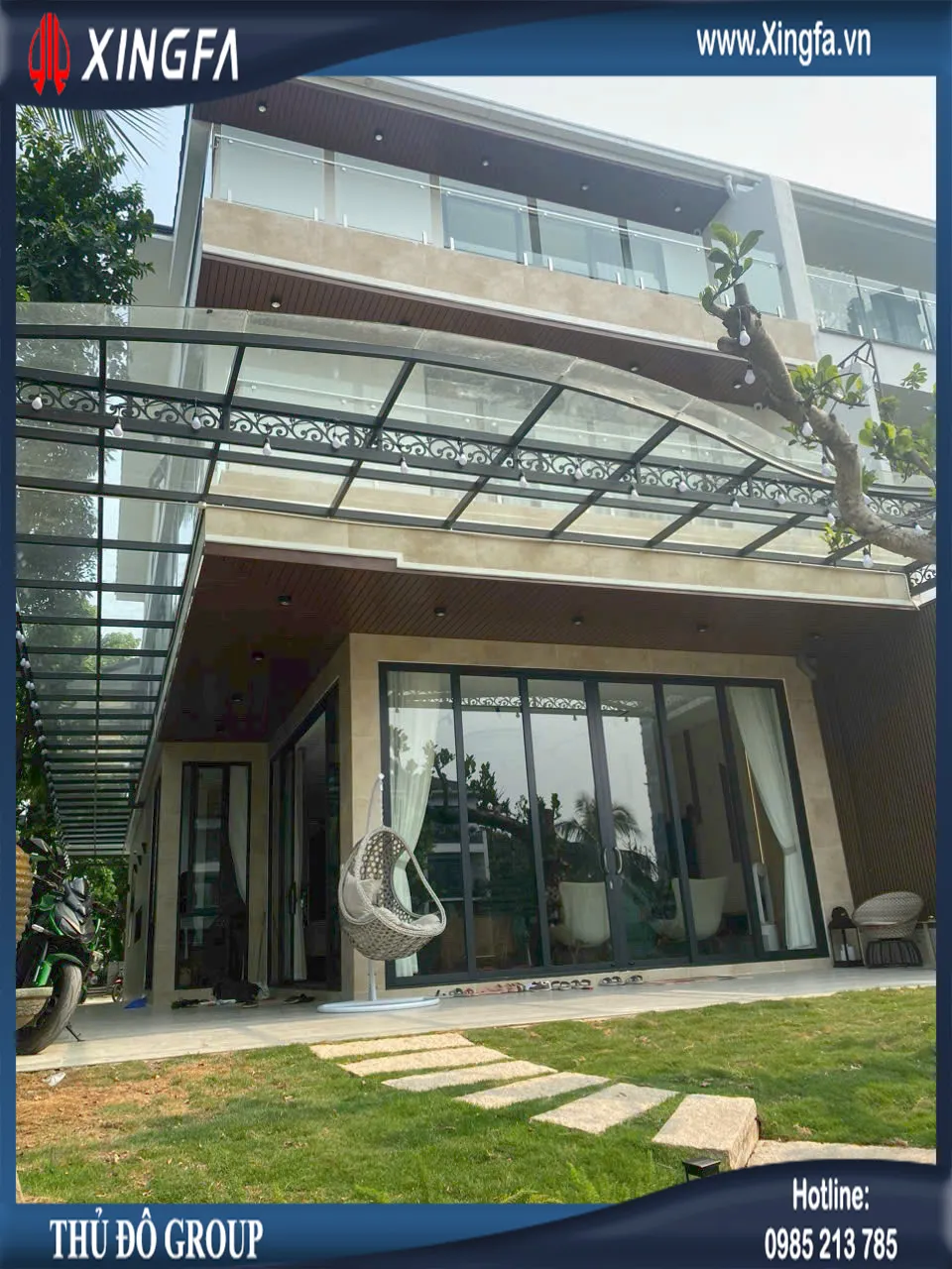 Cửa nhôm Xingfa cho biệt thự – Sang trọng và An toàn