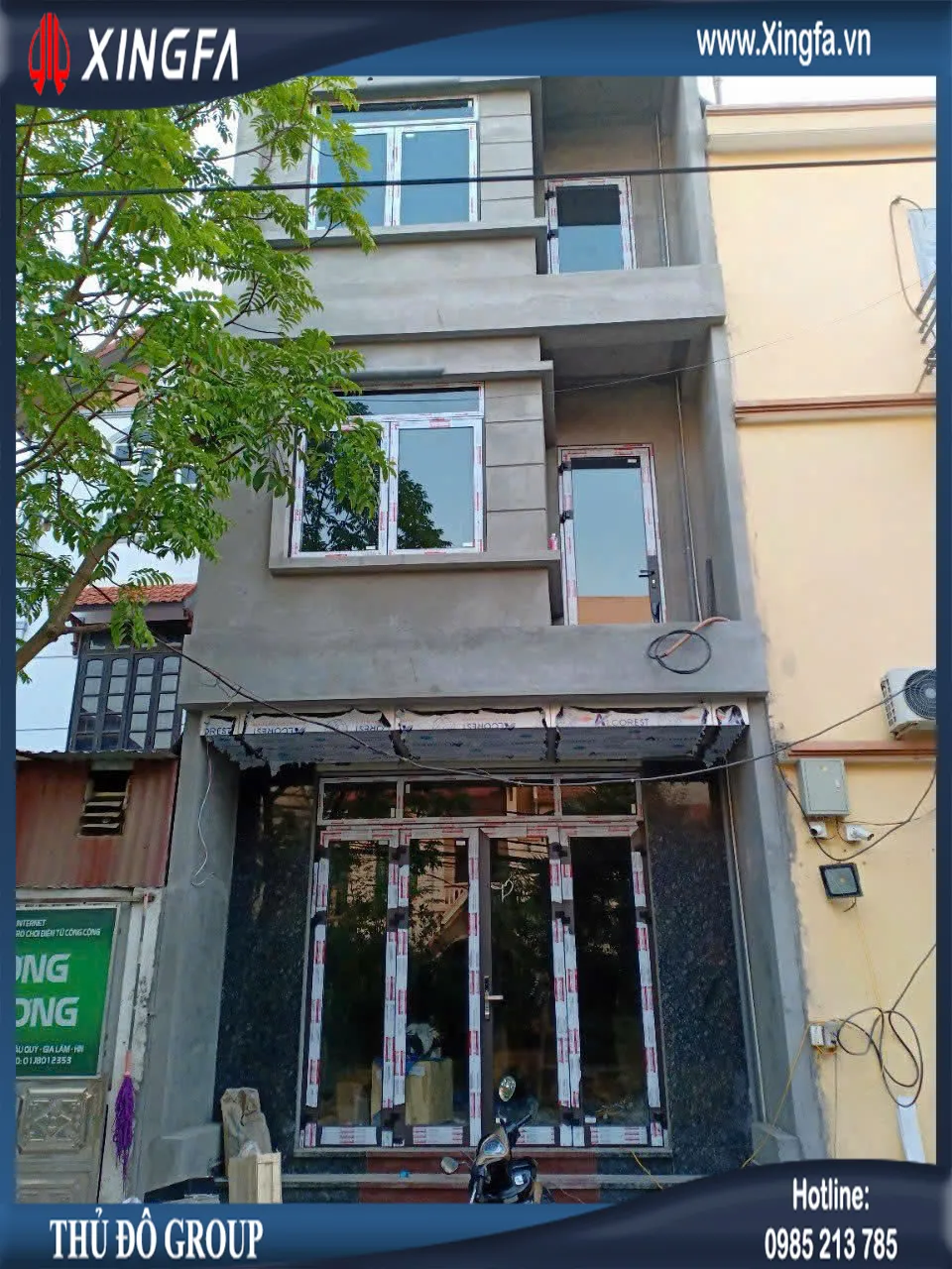 Cửa nhôm Xingfa hệ 55 – Giải pháp cửa mở quay phổ biến nhất