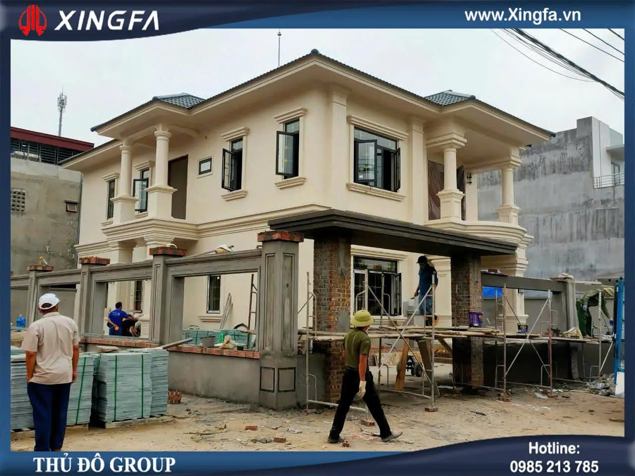 Thủ Đô Group Thi Công Lắp Đặt Cửa Nhôm Xingfa Nhập Khẩu Tại Quảng Ninh