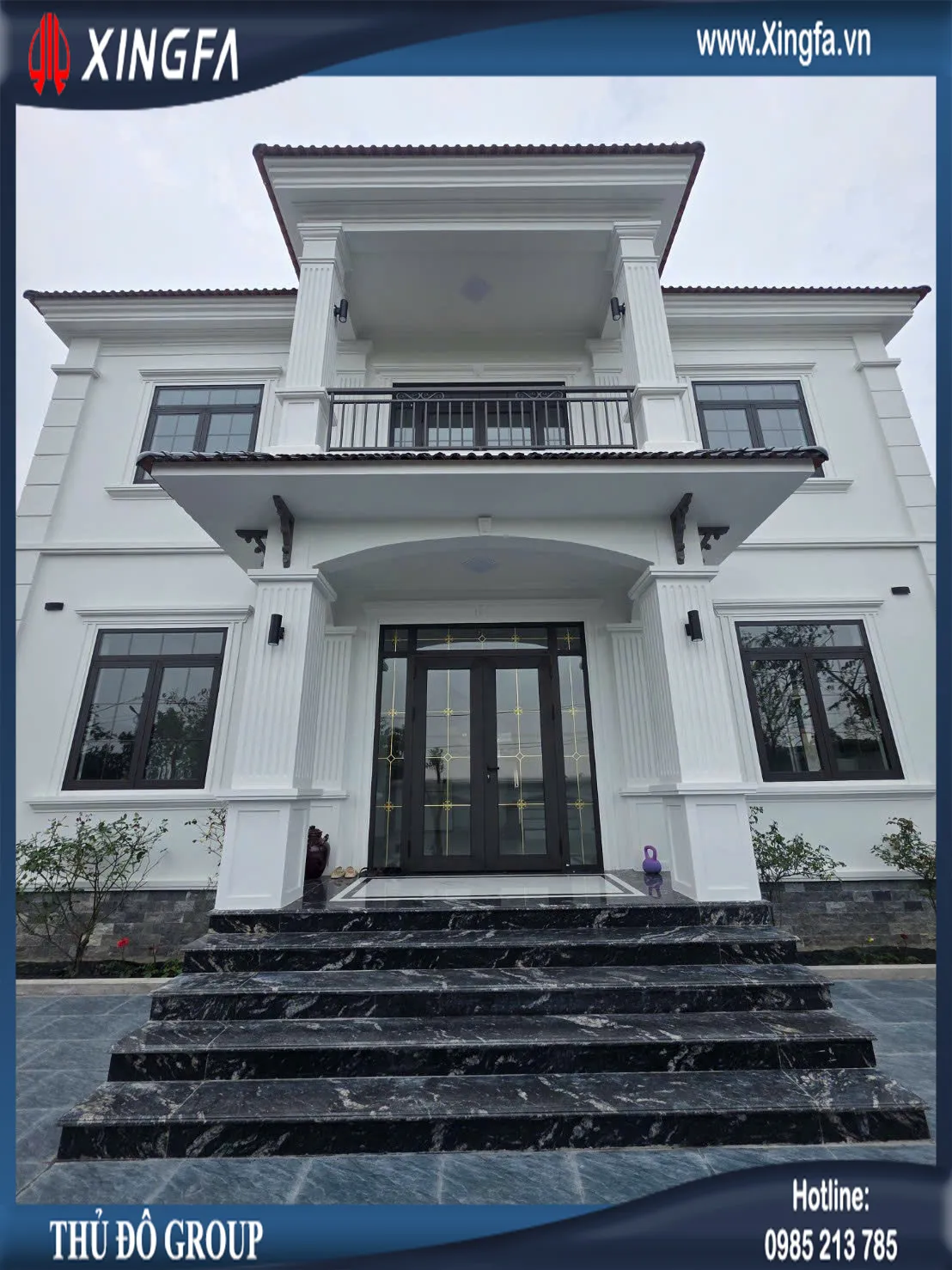 Thủ Đô Group Thi Công Lắp Đặt Cửa Nhôm Xingfa Nhập Khẩu Tại Thái Bình