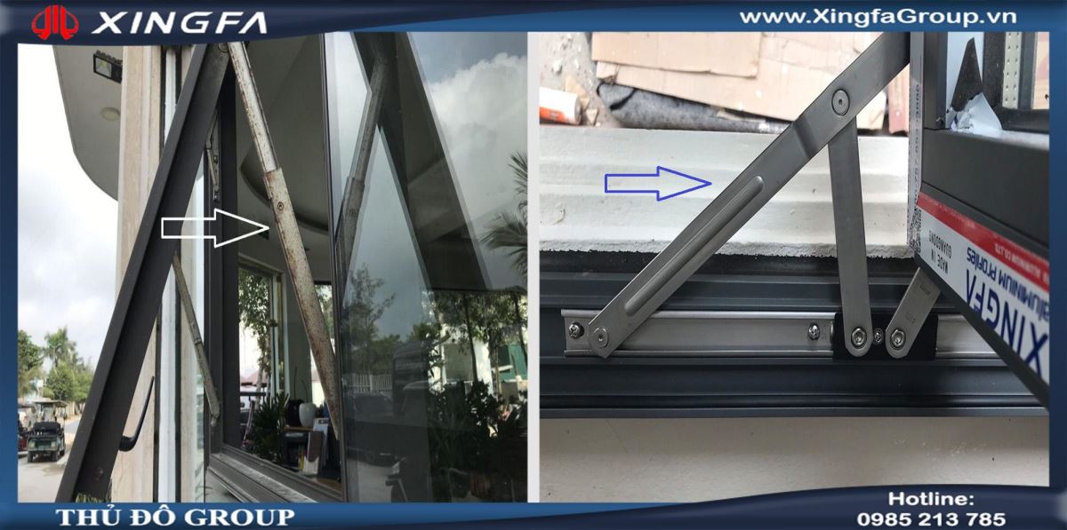 kh&aacute;c biệt giữa cửa nh&ocirc;m Xingfa nhập khẩu v&agrave; cửa nh&ocirc;m Xingfa gi&aacute; rẻ k&eacute;m chất lượng