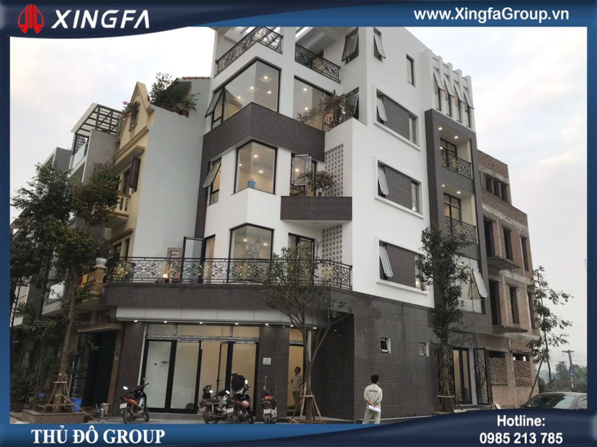C&ocirc;ng tr&igrave;nh lắp đặt cửa nh&ocirc;m Xingfa ch&iacute;nh h&atilde;ng tại Biệt thự liền kề Tổng cục 5 - Y&ecirc;n X&aacute;, Thanh Tr&igrave;, H&agrave; Nội
