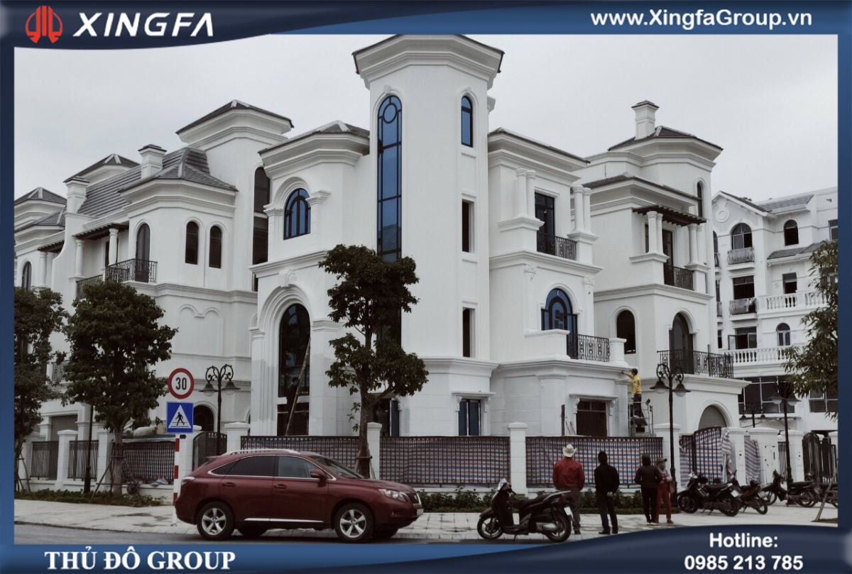 C&ocirc;ng tr&igrave;nh thi c&ocirc;ng lắp đặt cửa nh&ocirc;m Xingfa tại BT Sao Biển 11-02, KĐT Vinhomes Ocean Park, Gia L&acirc;m, H&agrave; Nội