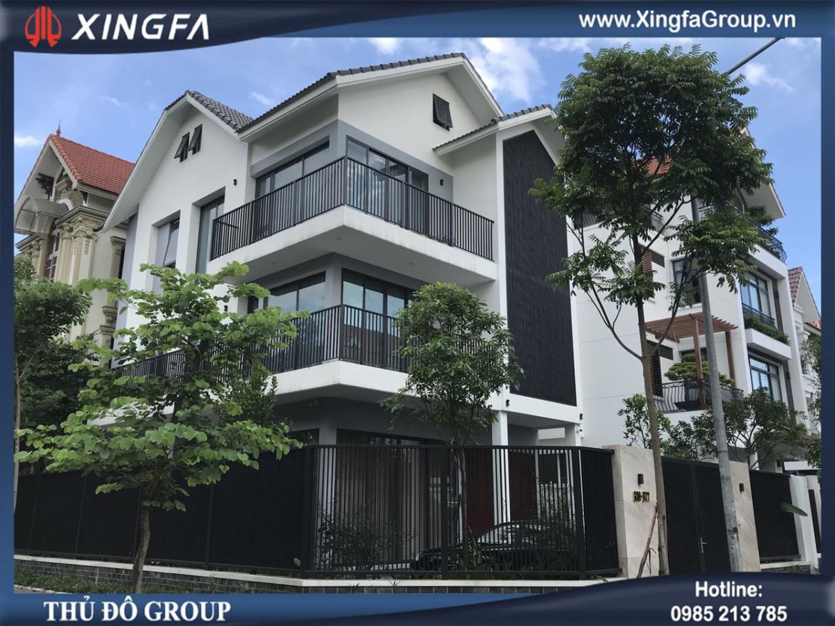 C&ocirc;ng tr&igrave;nh lắp đặt cửa nh&ocirc;m Xingfa tại nh&agrave; anh Thắng chị Nga ở G39-BTx, Khu đ&ocirc; thị Việt Hưng, H&agrave; Nội