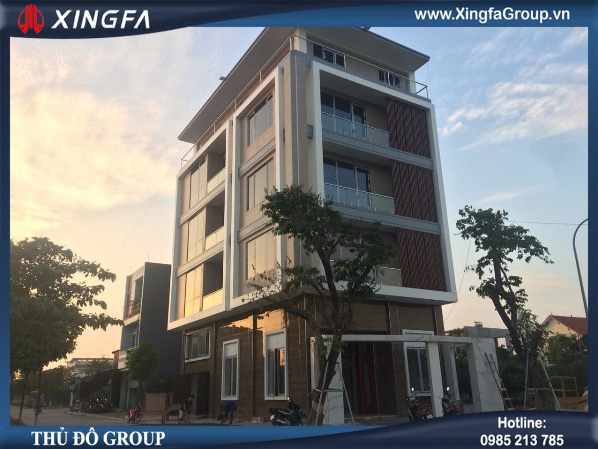Thi c&ocirc;ng lắp đặt c&ocirc;ng tr&igrave;nh cửa nh&ocirc;m Xingfa tại Nguy&ecirc;n Kh&ecirc;, Đ&ocirc;ng Anh, H&agrave; Nội