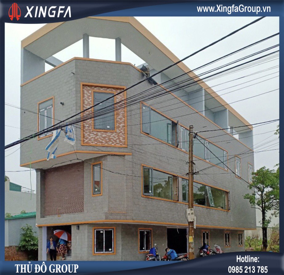 C&ocirc;ng tr&igrave;nh thi c&ocirc;ng lắp đặt cửa nh&ocirc;m Xingfa tại nh&agrave; anh Th&agrave;nh ở Phủ L&yacute;, H&agrave; Nam