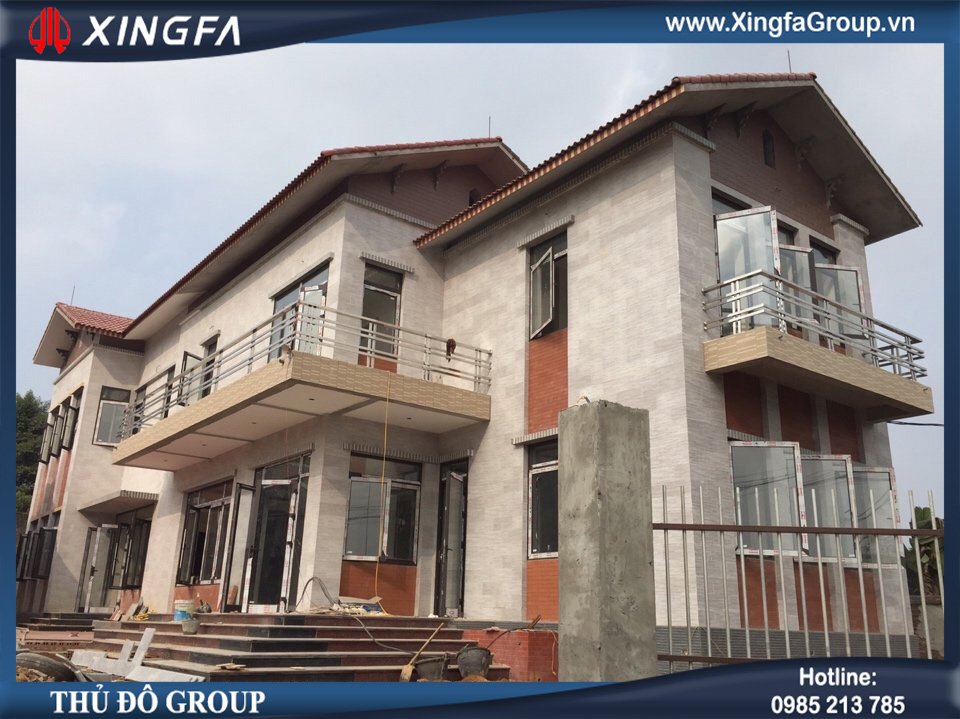 C&ocirc;ng tr&igrave;nh thi c&ocirc;ng lắp đặt cửa nh&ocirc;m Xingfa nhập khẩu ch&iacute;nh h&atilde;ng tem đỏ Quảng Đ&ocirc;ng tại nh&agrave; anh Như ở Động Đạt, Ph&uacute; Lương, Th&aacute;i Nguy&ecirc;n