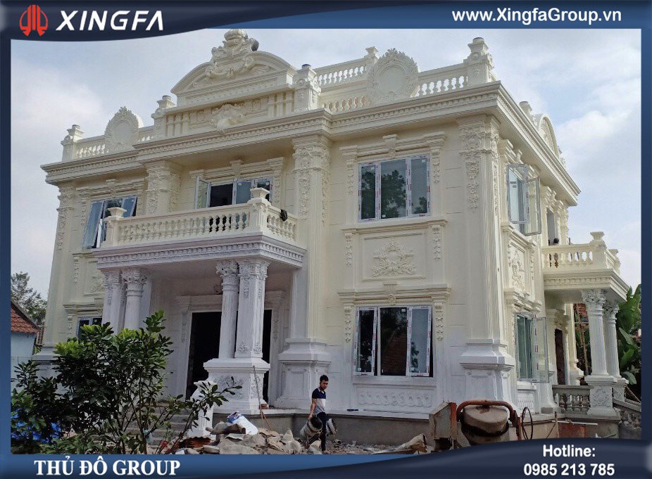 C&ocirc;ng tr&igrave;nh thi c&ocirc;ng lắp đặt cửa nh&ocirc;m Xingfa nhập khẩu ch&iacute;nh h&atilde;ng 100% (mầu trắng sứ) tại nh&agrave; anh Bắc ở Phổ Y&ecirc;n, Th&aacute;i Nguy&ecirc;n