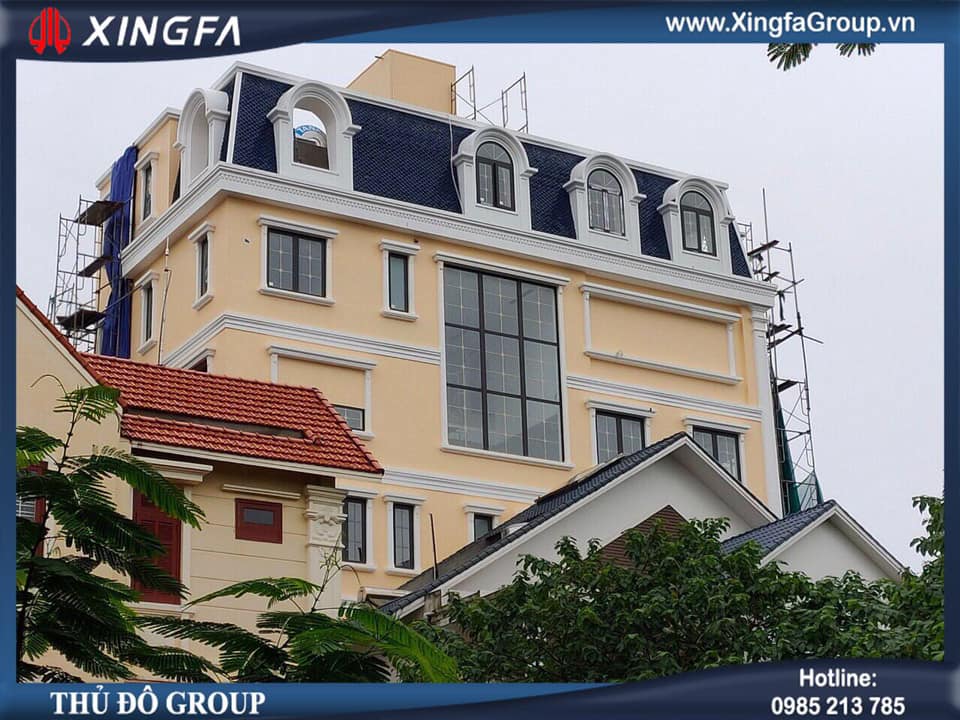 C&ocirc;ng tr&igrave;nh thi c&ocirc;ng cửa nh&ocirc;m Xingfa tại nh&agrave; anh Tường ở 37 L&ecirc; Hồng Phong, Th&agrave;nh phố Hải Ph&ograve;ng