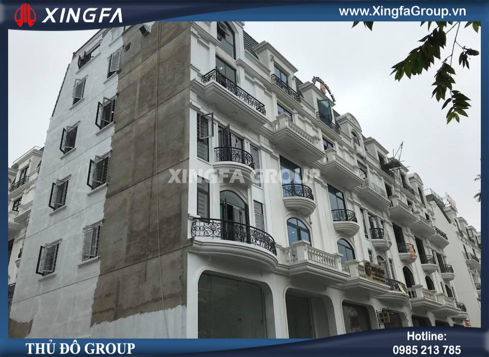 C&ocirc;ng tr&igrave;nh thi c&ocirc;ng cửa nh&ocirc;m Xingfa tại Dự &aacute;n ở KĐT The Premier T&ocirc;n Thất Thuyết, Cầu Giấy, H&agrave; Nội