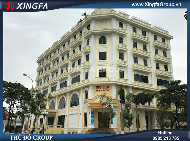 C&ocirc;ng tr&igrave;nh thi c&ocirc;ng lắp đặt cửa nh&ocirc;m Xingfa tại Dự &aacute;n ở t&ograve;a nh&agrave; Bưu Điện Đại Kim, Định C&ocirc;ng, H&agrave; Nội